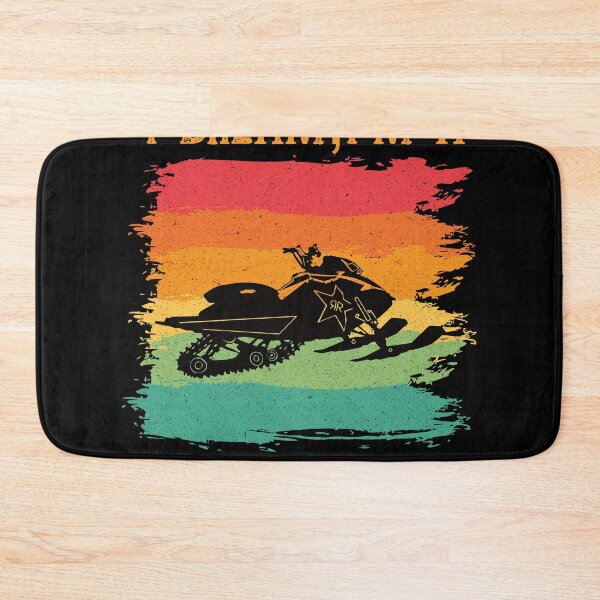 Item preview, I Don't Snore I Dream I'm A Snowmobile - Funny Retro Snowmobile Rider designed and sold by Adexyl.
