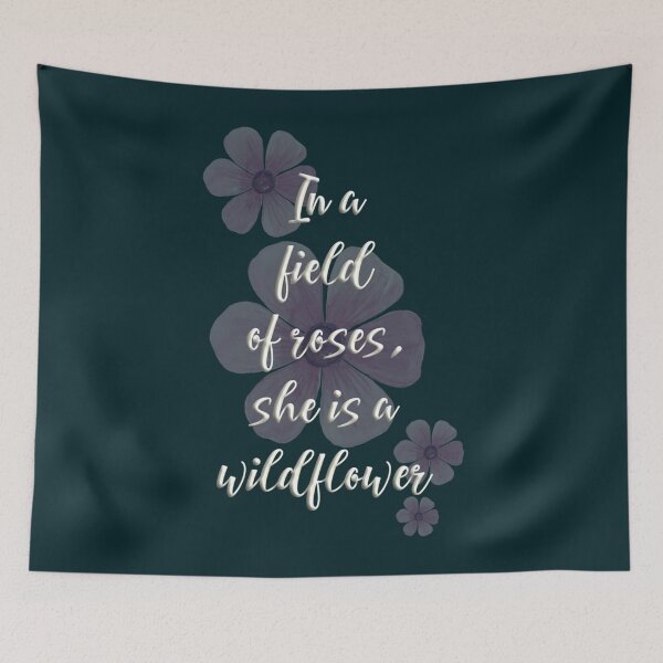 Item preview, Dans un champ de roses, elle est une fleur sauvage  classique designed and sold by AmaterFake.