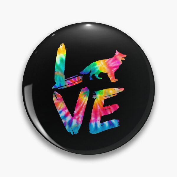 Artikelvorschau, Bohemian Shepherd Dog Love Tie Dye Design entworfen und verkauft von rafaeltto.
