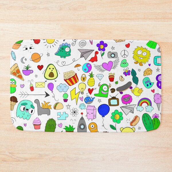 Item preview, Eclectic Doodle Sheet: Whimsical and Wonderful Creations designed and sold by ShutterStudios.