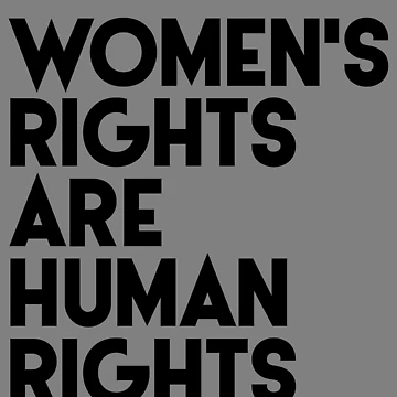 Aperçu de l'œuvre Women's Rights Are Human Rights Feminist Pro Choice Gear de DynamicDesign
