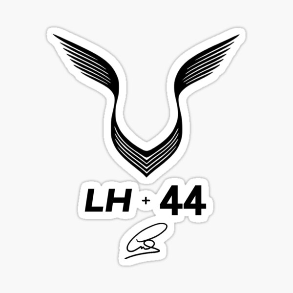 "Formula 1 Lewis Hamilton LH44" Sticker for Sale by larsmeijer11