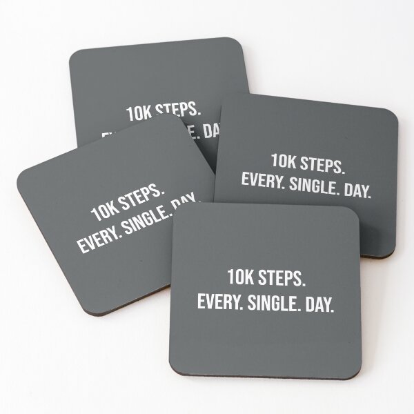 Item preview, 10k steps pure white designed and sold by quinnsredbubble.