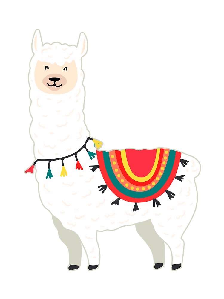 Cute Cartoon Animal Art | Llama & Alpaca Lover T-Shirt Gift Cute Cartoon Animal Art | Llama & Alpaca Lover T-Shirt Gift