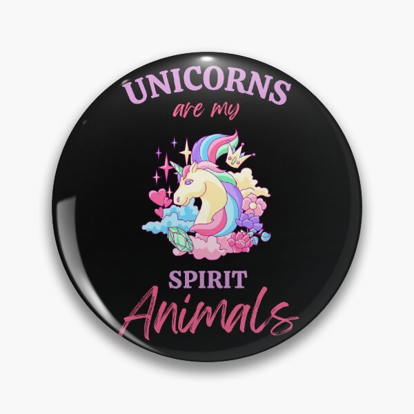 Item preview, Unicorns Are My Spirit Animals Colored Unicorn  designed and sold by Purrty  Dots.