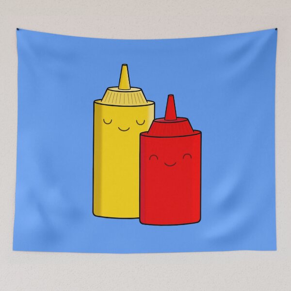 Item preview, Cute Ketchup and Mustard designed and sold by BaconPancakes21.
