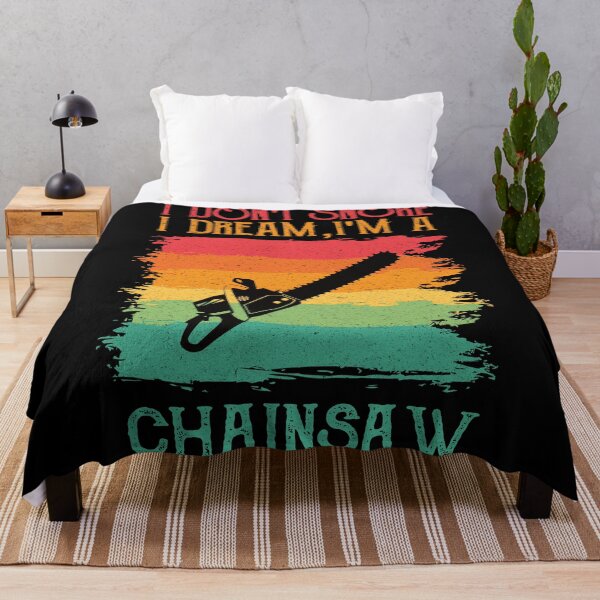Item preview, I Don't Snore I Dream I'm A Chainsaw - Funny Retro Chainsaw Arborist Lumberjack designed and sold by Adexyl.