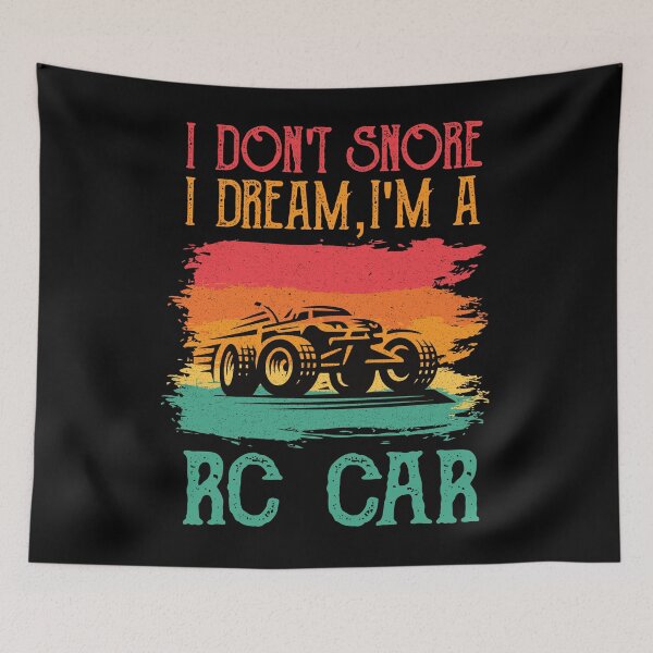 Item preview, I Don't Snore I Dream I'm A RC Car - Funny Retro RC Car Lover designed and sold by Adexyl.