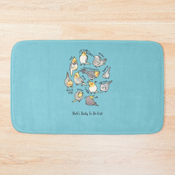 Item preview, Cockatiel's Daily To Do List  designed and sold by APTufnall.