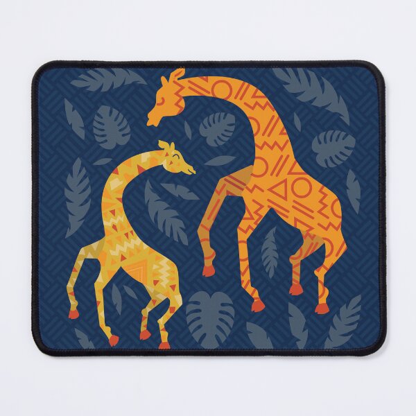 Item preview, Dancing Giraffes with Patterns designed and sold by latheandquill.
