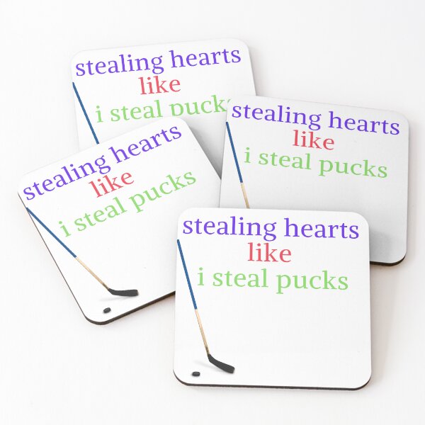 Item preview,   Stealing Hearts Like I Steal Pucks designed and sold by yassminishop.