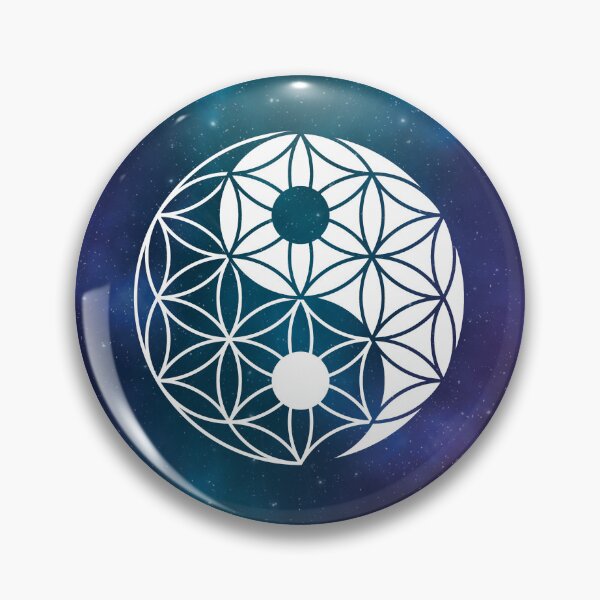 Item preview, Yin Yang Flower of Life   | Sacred Geometry | Nebula designed and sold by ghost888.