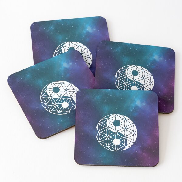 Item preview, Yin Yang Flower of Life   | Sacred Geometry | Nebula designed and sold by ghost888.