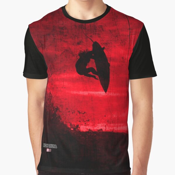 Surfer X - Big Kahuna Red Graphic T-Shirt