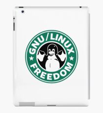 GNU Linux Freedom Green iPad Case/Skin