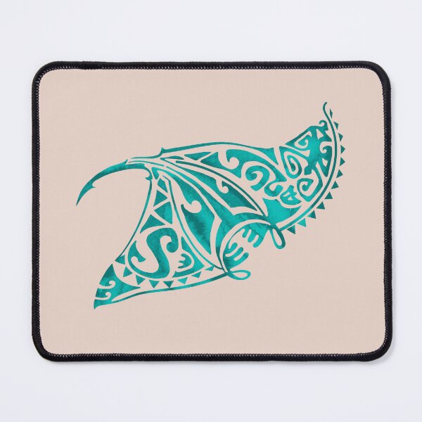 Item preview, Aqua Blue Tribal Ray designed and sold by sunnthreads.
