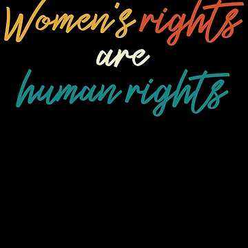 Aperçu de l'œuvre Women's Rights Are Human Rights Feminist Pro Choice Gear de DynamicDesign