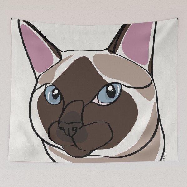Item preview, Siamese Cat designed and sold by rmcbuckeye.