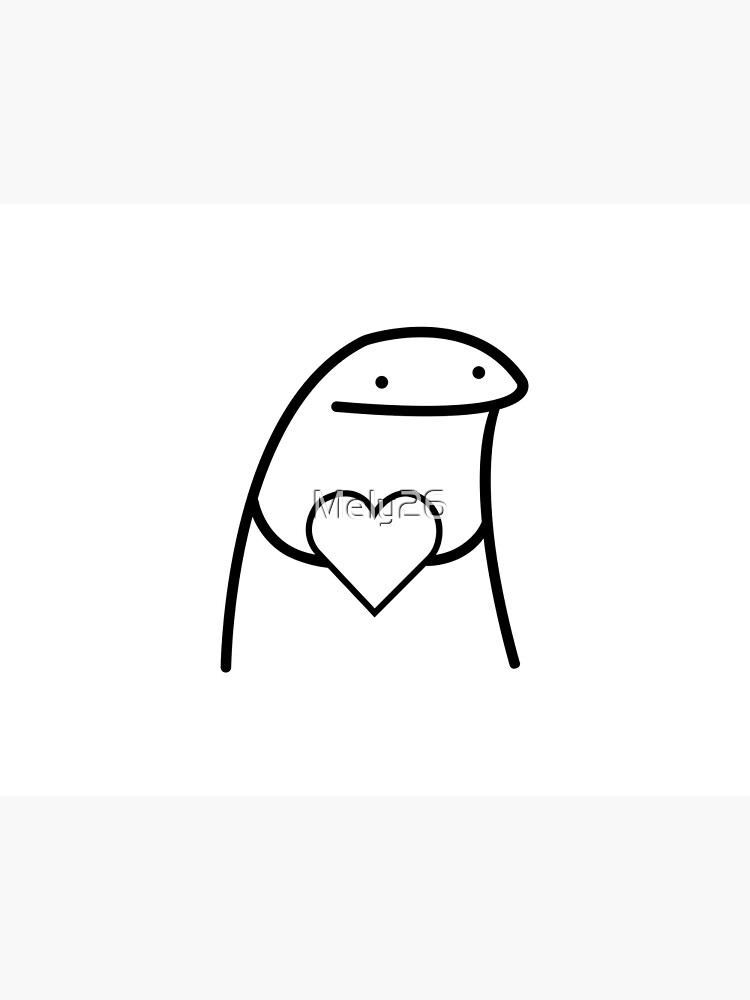 Flork in love meme | Art Board Print