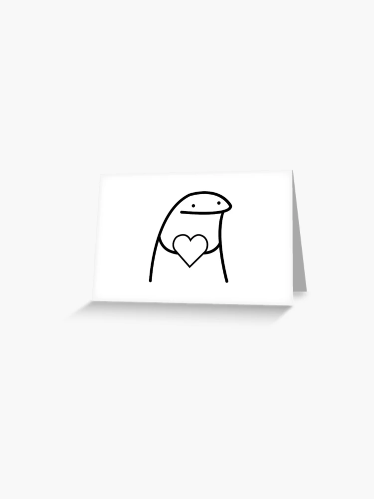 Flork crazy in love | Greeting Card