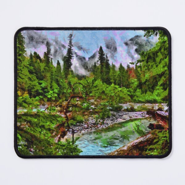 Item preview, Misty and mysterious Baker Lake, North Cascades designed and sold by Sergey Ovchinnikov.
