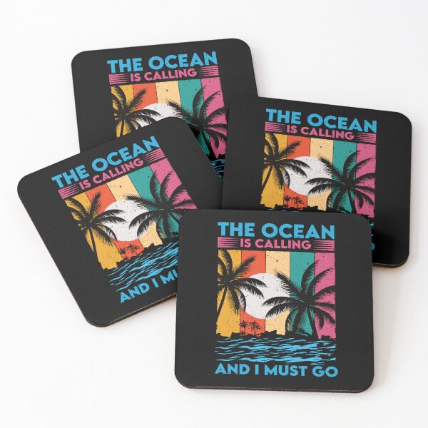 Item preview, The Ocean Is Calling And I Must Go: Retro Vintage Ocean Beach Lover, Vacation designed and sold by Adexyl.