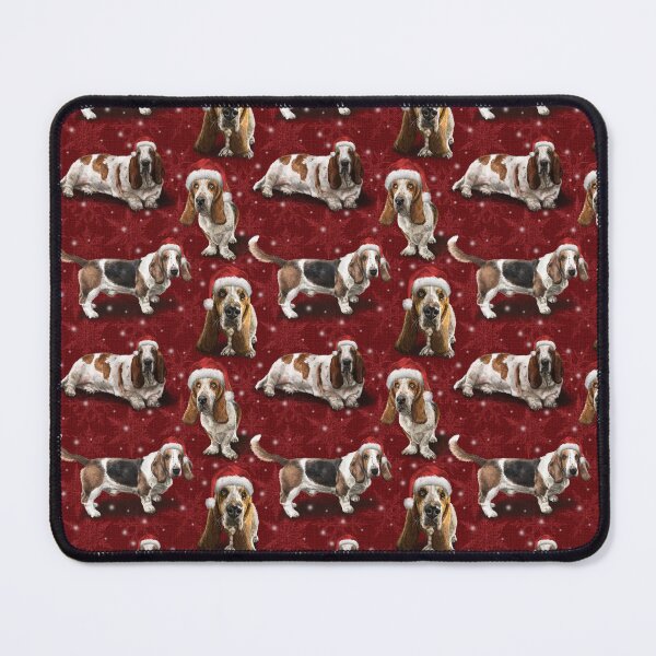 Item preview, The Christmas Basset Hound designed and sold by Elspeth Rose Design.