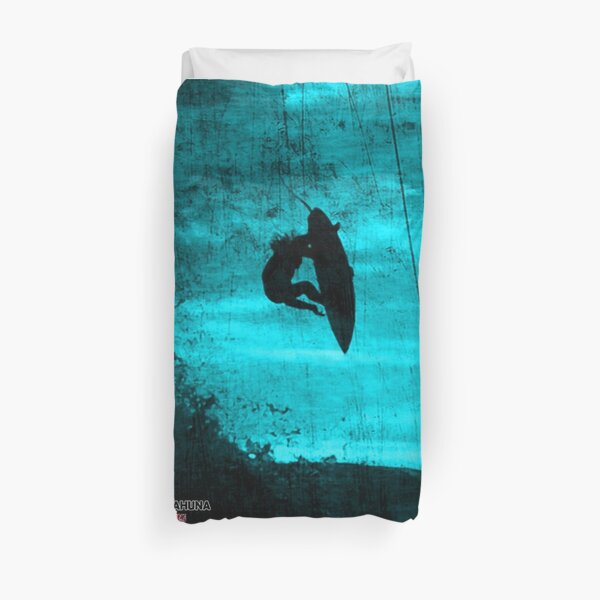 Surfer X - Big Kahuna Blu Duvet Cover