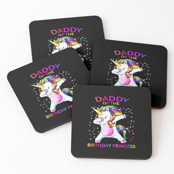 Item preview, Daddy-of-The-Birthday-Princess-Unicorn-Girl-Shirt designed and sold by MarieLouise1.