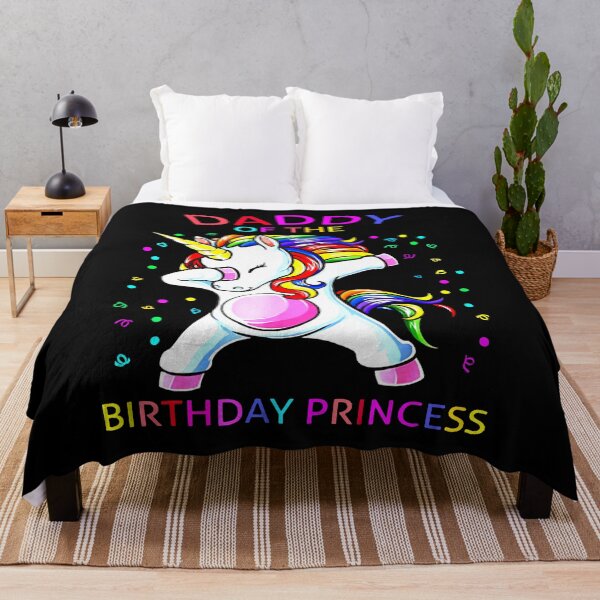 Item preview, Daddy-of-The-Birthday-Princess-Unicorn-Girl-Shirt designed and sold by MarieLouise1.