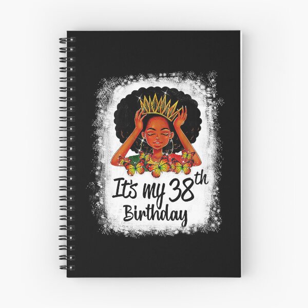 Item preview, 38 Years Old Black Melanin Women Girl It's My 38th Birthday designed and sold by tamara-art.