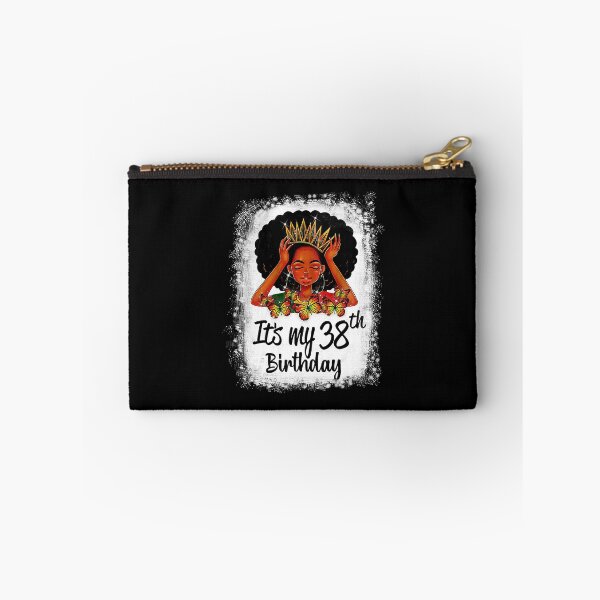 Item preview, 38 Years Old Black Melanin Women Girl It's My 38th Birthday designed and sold by tamara-art.