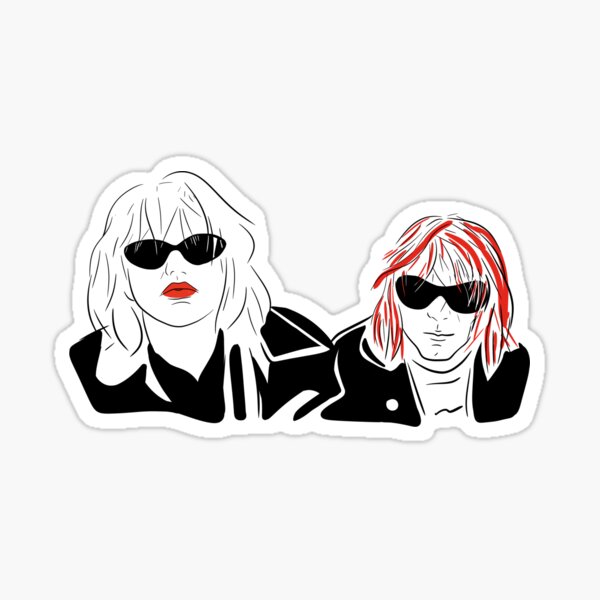 Set Of 2 Vinyl Nirvana Stickers Kurt Cobain Stocking Stuffer Laptop Water  Bottle