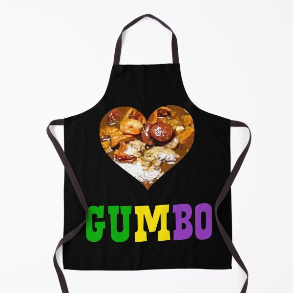Item preview, Gumbo Heart Mardi Gras Colors American Food designed and sold by joseartgel.
