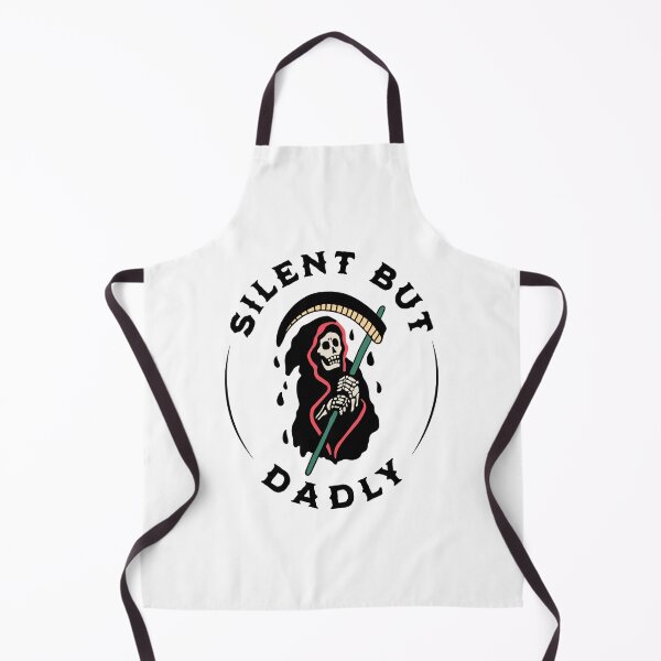 Item preview, Silent but Dadly, Scary Skull, fathers day designed and sold by Cheerful Designs.