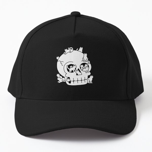 Item preview, Skull is Full of Cats Doodle designed and sold by obinsun.