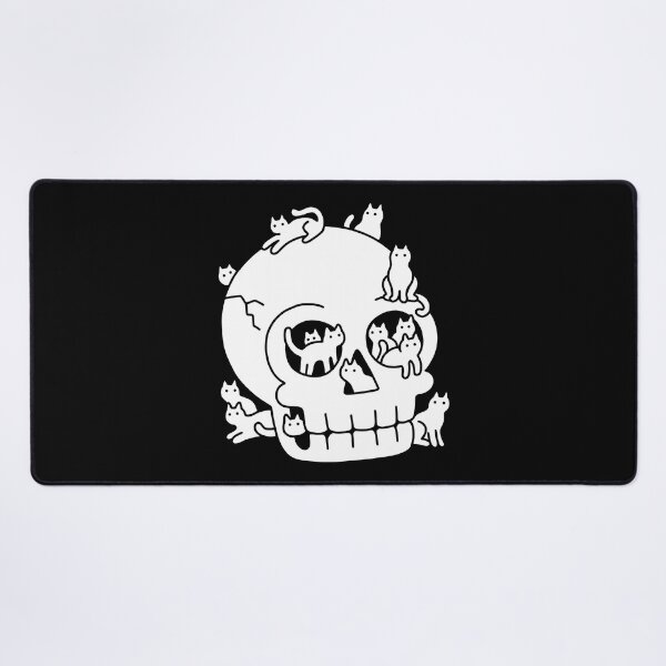 Item preview, Skull is Full of Cats Doodle designed and sold by obinsun.
