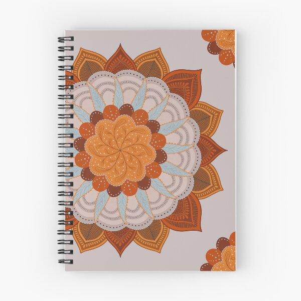 Item preview, Floral Mandala - Warm Grey designed and sold by JPuckett-Design.