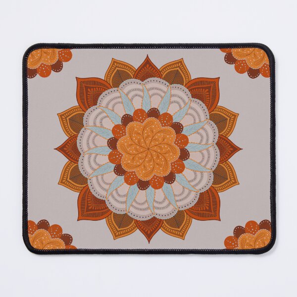 Item preview, Floral Mandala - Warm Grey designed and sold by JPuckett-Design.