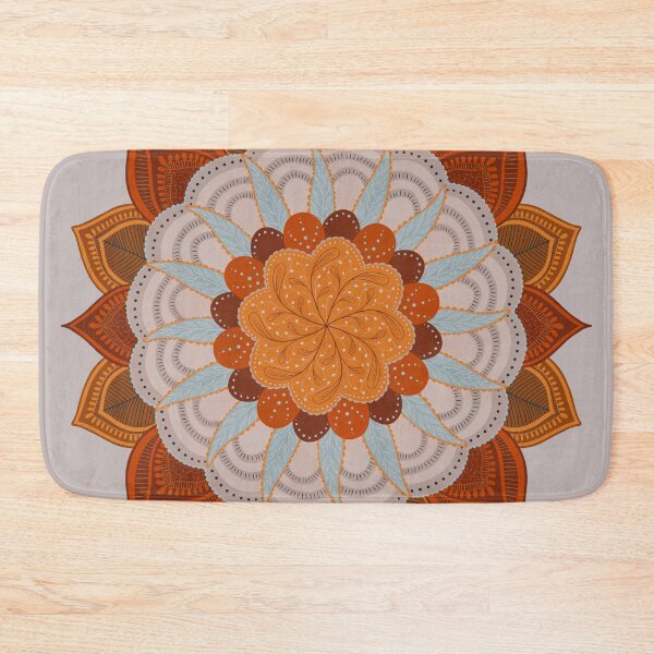 Item preview, Floral Mandala - Warm Grey designed and sold by JPuckett-Design.