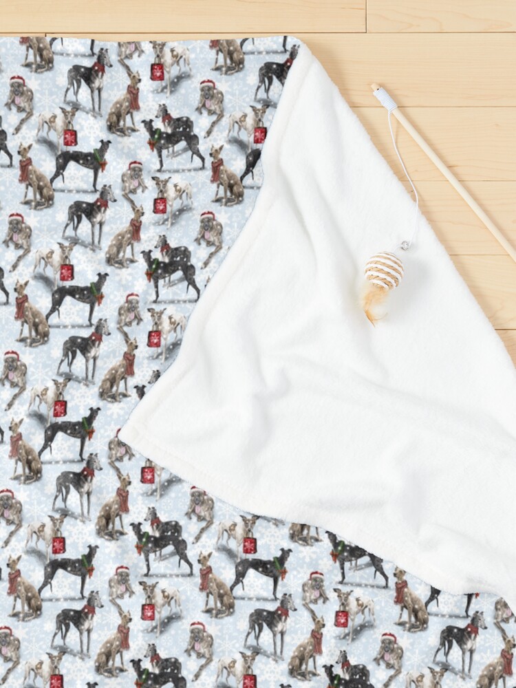 Alternate view of The Christmas Greyhound Pet Blanket