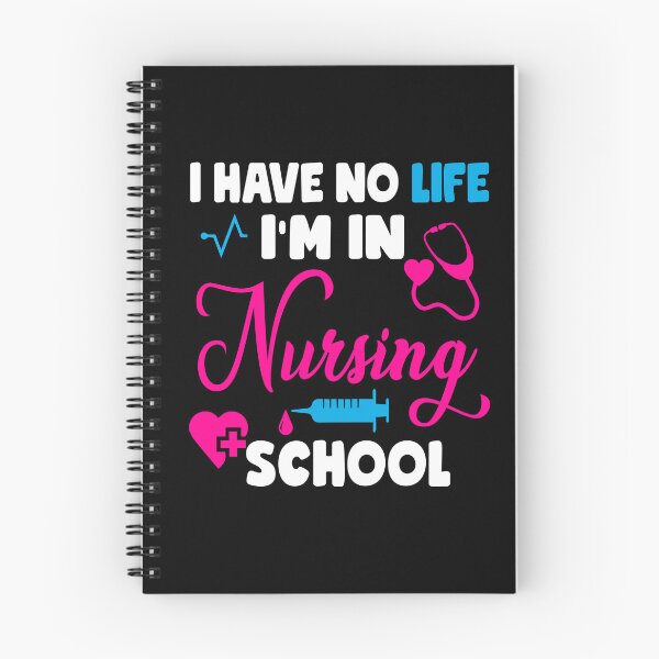Item preview, Funny nurse quote, i have no life i'm in nursing school, nursing humor designed and sold by PRINTED ..