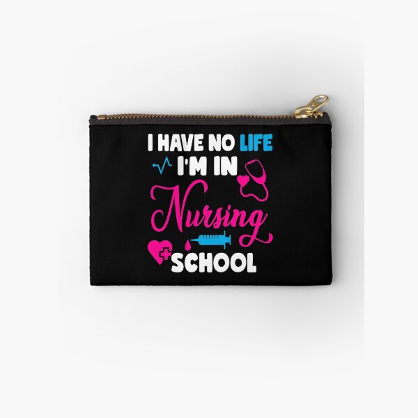 Item preview, Funny nurse quote, i have no life i'm in nursing school, nursing humor designed and sold by PRINTED ..