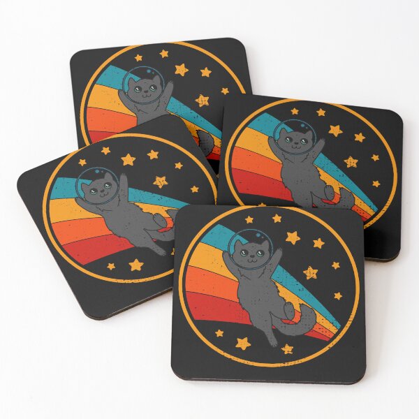 Item preview, Cute Vintage Nebelung Cat Retro Space Cat designed and sold by JokeGysen.
