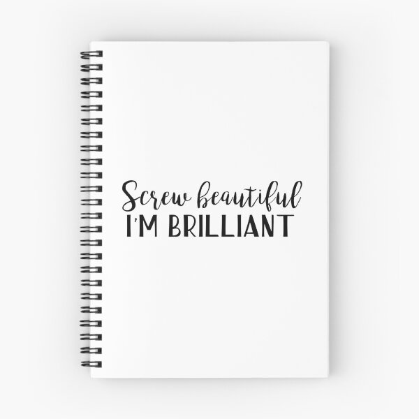 Item preview, Yang quotes - Screw beautiful, I'm brilliant designed and sold by doodle189.