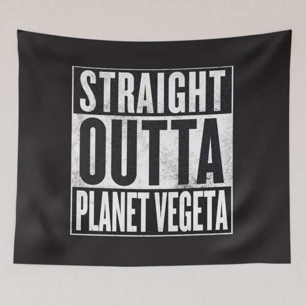 Item preview, Straight Outta Planet Vegeta  Dragon Ball Z79.png designed and sold by NicolasHil.