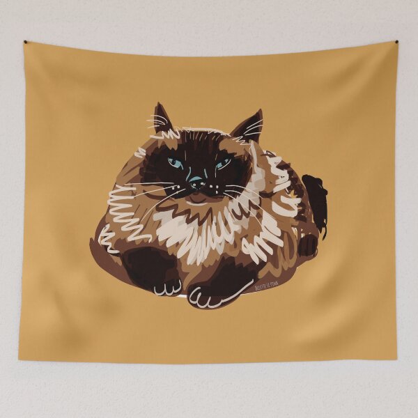 Item preview, Himalayan Cat smilig designed and sold by belettelepink.