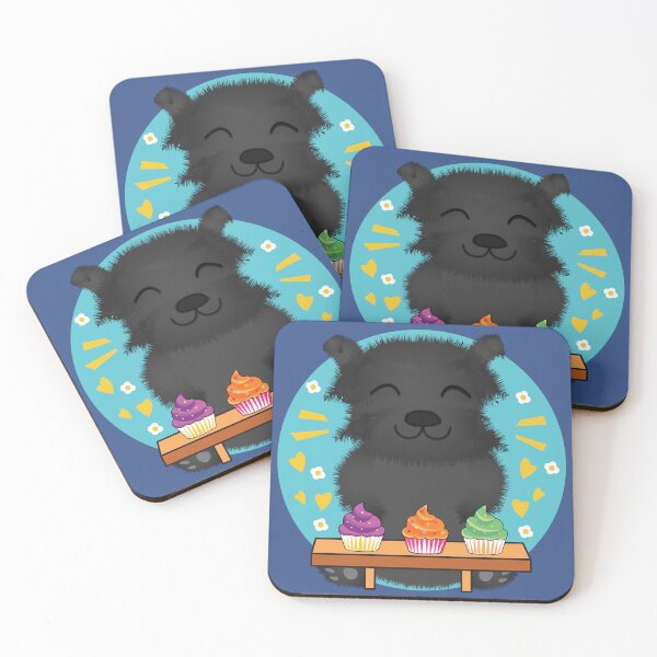 Item preview, Affenpinscher eating cupcakes, Cute Affenpinscher, affenpinscher breed, i love my affenpinscher, funny affenpinscher, affenpinscher puppy, cute pets, Monkey Terrier, Baking Lover, cute animal friendly designed and sold by SGS-.