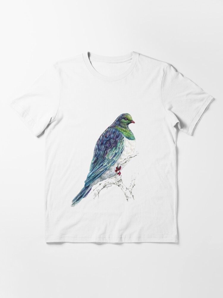 Art Print T Shirt, Kereru New Zealand Native Bird