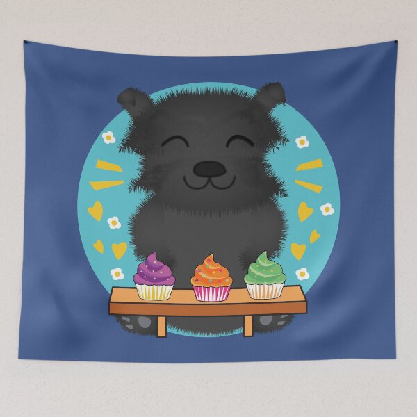 Item preview, Affenpinscher eating cupcakes, Cute Affenpinscher, affenpinscher breed, i love my affenpinscher, funny affenpinscher, affenpinscher puppy, cute pets, Monkey Terrier, Baking Lover, cute animal friendly designed and sold by SGS-.